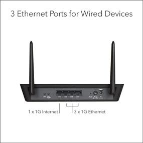 img 1 attached to 📶 NETGEAR WAC104 Wireless Access Point - AC1200 Speed, MU-MIMO, 3 x 1G Ethernet, Supports 3 SSIDs, WPA2 Security