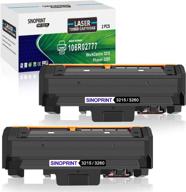 🖨️ sinoprint black toner cartridge 2-pack for xerox 106r02777 phaser 3260 3260di 3260dni 3052 workcentre 3215 3215ni 3225 3225dni - compatible replacement logo