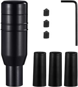 img 4 attached to 🔧 Universal Fit WINOMO Automatic Car Stick Shift Knob Cover Lever - Black (Random Color of Screws)