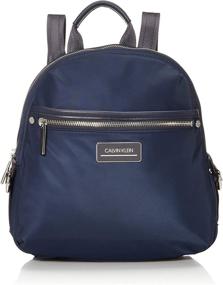 img 4 attached to 🎒 Calvin Klein Women's Silver Sussex Backpack - Fashionable Handbags & Wallets in Stylish Backpacks