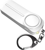 self defense safe sound personal alarm keychain – 130 db loud siren protection device with led light – emergency alert key chain whistle for women logo