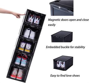 img 2 attached to Clemate Stackable Containers Magnetic 12（Black）