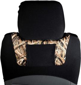 img 2 attached to 🦆 Ducks Unlimited Shadow Grass Blades Camo Seat Cover - Low Back, Single