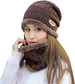 img 4 attached to Warm and Stylish: HINDAWI Women's Slouchy Beanie Winter Hat for Snow Skiing and Outdoor Activities