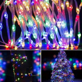 img 4 attached to 🎄 Waterproof Outdoor LED Christmas Lights - Quntis 164FT 1000 LEDs: Ultra Bright Indoor Xmas Rope Fairy Lights with 8 Modes & Memory Function, Multicolor Decoration