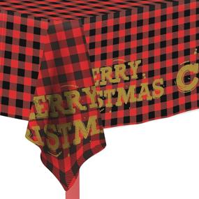 img 2 attached to 🦬 Buffalo Plaid Christmas Tablecloth Decorations