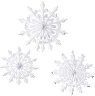 captivating martha stewart white paper rosette snowflakes: enchanting holiday décor logo
