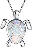 🐢 captivating opal turtle pendant necklace by jude jewelers: a mesmerizing animal-inspired accessory logo