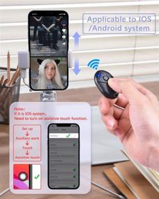 img 1 attached to Смартфон Пульт Дистанционного Затвора - Совместим с iPhone & Android; Многофункциональное управление TIK Tok 📱 для Фотографий, Видео, Громкости, Воспроизведения и Другого; Работает с Большинством Смартфонов и Планшетов