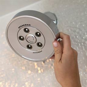 img 1 attached to 🚿 Powerful and Versatile: Speakman S-3010 Neo Anystream High Pressure Shower Head, Polished Chrome - 2.5 GPM