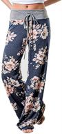 amiery waisted pajamas joggers palazzo women's clothing logo