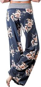 img 2 attached to AMiERY Waisted Pajamas Joggers Palazzo Women's Clothing