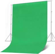 📸 photography backdrop background – 6 x 9 feet green screen logo