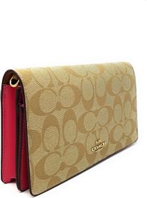 img 3 attached to Coach Womens Foldover Crossbody Clutch