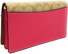 img 2 attached to Coach Womens Foldover Crossbody Clutch