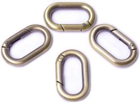 img 2 attached to Bobeey Carabiner Spring Keyring Brushed