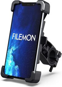 img 4 attached to 🚲 Bike Phone Mount - Stable 360° Rotation Bicycle Phone Holder with 4 Telescopic Arms | Compatible with iPhone & Android (4.5 to 7.2 inches)