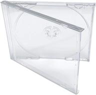 premium clear cd jewel case – 50 pack by keyin: standard edition logo