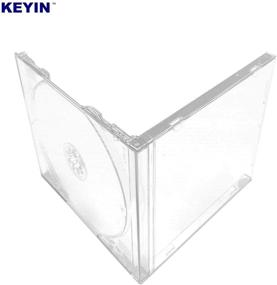 img 2 attached to Premium Clear CD Jewel Case – 50 Pack by KEYIN: Standard Edition