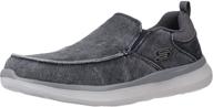 skechers delson larwin shoes color men's shoes in loafers & slip-ons logo