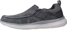 img 3 attached to Skechers Delson Larwin Shoes Color Men's Shoes in Loafers & Slip-Ons