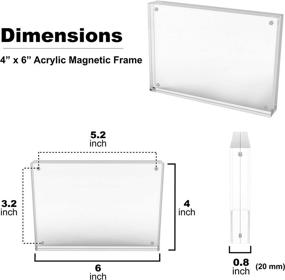 img 3 attached to DEKIRU Acrylic Photo Frame Frameless