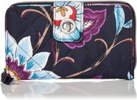 💼 stylish and functional: vera bradley womens performance turnlock wallets for women logo