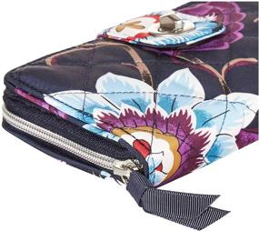 img 2 attached to 💼 Stylish and Functional: Vera Bradley Womens Performance Turnlock Wallets for Women