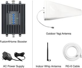 img 2 attached to 📶 SureCall Fusion4Home Комплект усилителя сигнала с Yagi/Whip антеннами - Усиливает 3G/4G LTE для всех операторов, покрывает до 3,000 кв. фт.