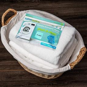 img 2 attached to 🌿 Homevative Eco-Friendly Laundry Detergent Sheets - Easy Dissolve, 30 Sheets, Fresh & Clean Scent - Perfect for Travel, College, Laundromat, and Home Use - Compatible with HE Machines
