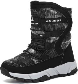 img 4 attached to 👟 Mishansha Weather Resistant Antislip Outdoor Boys' Shoes: Optimal Protection for Outdoor Adventures