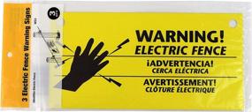 img 2 attached to ⚡ Zareba WS3 Electric Warning: 3 Pack for Optimal Safety