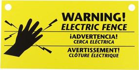 img 3 attached to ⚡ Zareba WS3 Electric Warning: 3 Pack for Optimal Safety