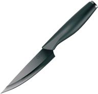 cestari paring knife: набор из керамического лезвия без заточки, 4-дюймовый овощной нож, ножны, магнитная подарочная коробка - отделка зеркальным глянцем, бритвенно-острый, черный. логотип