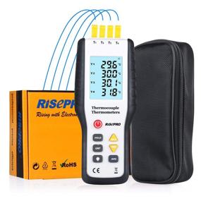 img 4 attached to RISEPRO Thermocouple Thermometer Channel 🌡️ 200 for Measuring Temperatures up to 1372°C