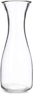 liter glass carafe beverage bottles logo