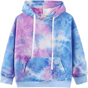 img 4 attached to 🦕 Julerwoo Girls Cotton Pink Dinosaur Hoodie Sweatshirts - Stylish Printed Tops for Kids