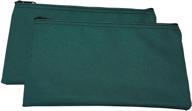 zipper bags poly cloth value package of 2 bags (forest green) logo