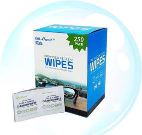 img 4 attached to 👓 Lens Cleaning Wipes: 250 Individually Wrapped Pre-Moistened Screen Cleaner for Streak-Free Glasses, Tablets, Cameras, Phones