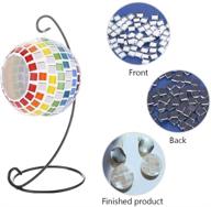 🔶 mini glass mirror tiles for home decoration crafts & jewelry making - pandahall elite (350 pcs/280g) logo
