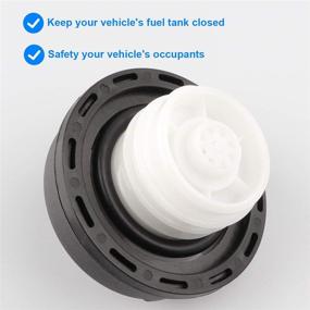 img 1 attached to Premium Locking Gas Cap: Compatible with Toyota 4Runner, FJ Cruiser, Tacoma, Tundra & More