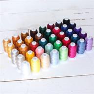 polyester embroidery machine thread vibrant logo