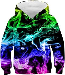 img 4 attached to Hoodies Pullover Sweatshirts Pocket Graphic Boys' Clothing for Fashion Hoodies & Sweatshirts