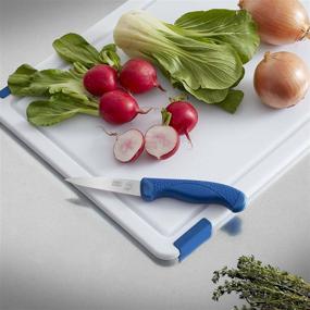 img 3 attached to 🔪 Hoffritz Commercial - 5226097 Top Rated German Steel Paring Knife with Non-Slip Handle, 3.5-Inch, Navy - Ideal for Home and Professional Use