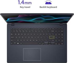 img 2 attached to 💻 ASUS Laptop L510 Ultra Thin 15.6” FHD Display, Intel Celeron N4020, 4GB RAM, 128GB Storage, Windows 10 Home in S Mode, 1 Year Microsoft 365 - Star Black