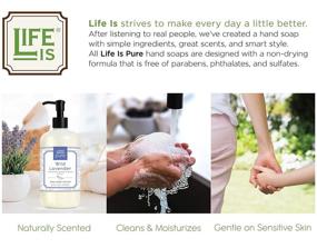 img 2 attached to 🌿 Life Is Pure: 6 Fresh & Soothing Scents, Variety Pack, 12.5 fl oz Liquid Hand Soap