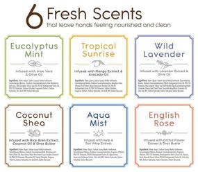img 3 attached to 🌿 Life Is Pure: 6 Fresh & Soothing Scents, Variety Pack, 12.5 fl oz Liquid Hand Soap