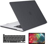 batianda macbook pro 13 case & keyboard cover 🖥️ & screen protector - black (2019-2016 release) a2159 a1989 a1706 logo