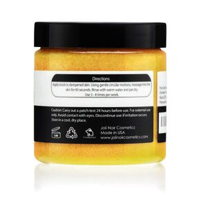 img 2 attached to Joli Noir Turmeric Fragrance Exfoliating