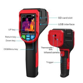 img 3 attached to 📷 Noyafa Industrial Thermal Imaging Device with 1024 Pixels Resolution, GB Memory Card Thermal Imaging and Infrared Thermometer with 2.4 TFT LCD Display